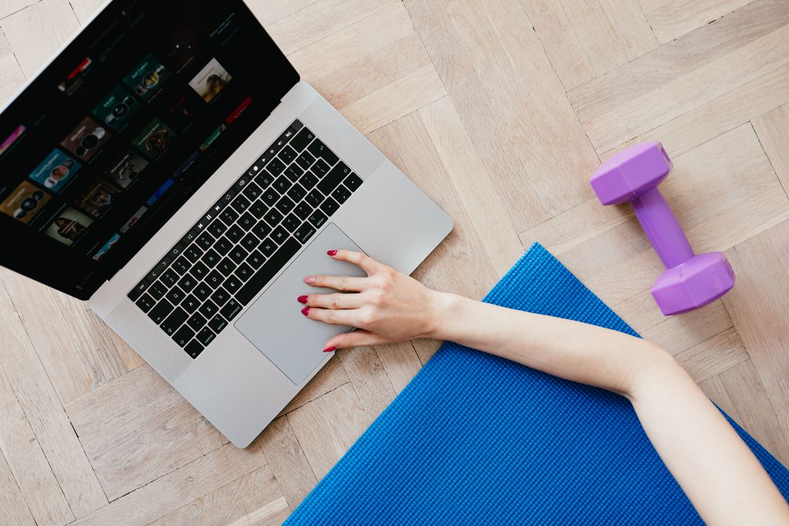 Foto de apresentação - influenciadora fitness